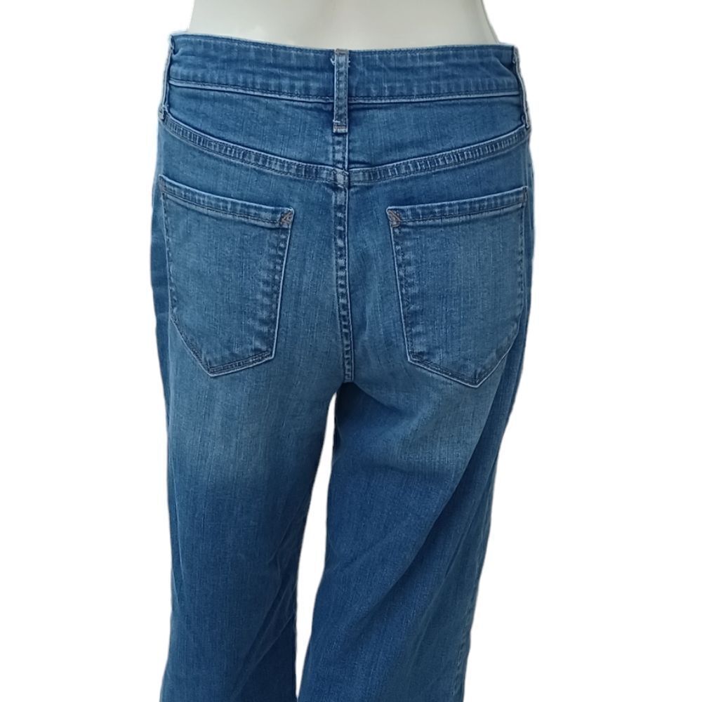 700444...ana Wide Leg Jeans Size 2, 24" Waist 23" Inseam 10" Rise