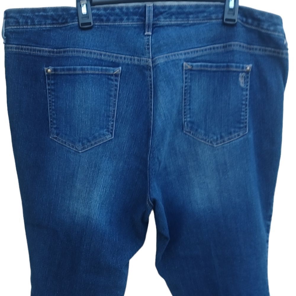 7004834....Jessica Simpson Skinny Jeans Size 24W, W42" 24"Inseam 10"Rise