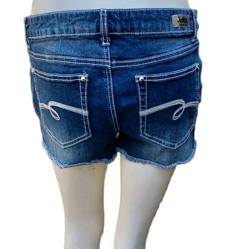 572422....Justice Premium Shorts Size 16-1/2, Measured 33" Waist