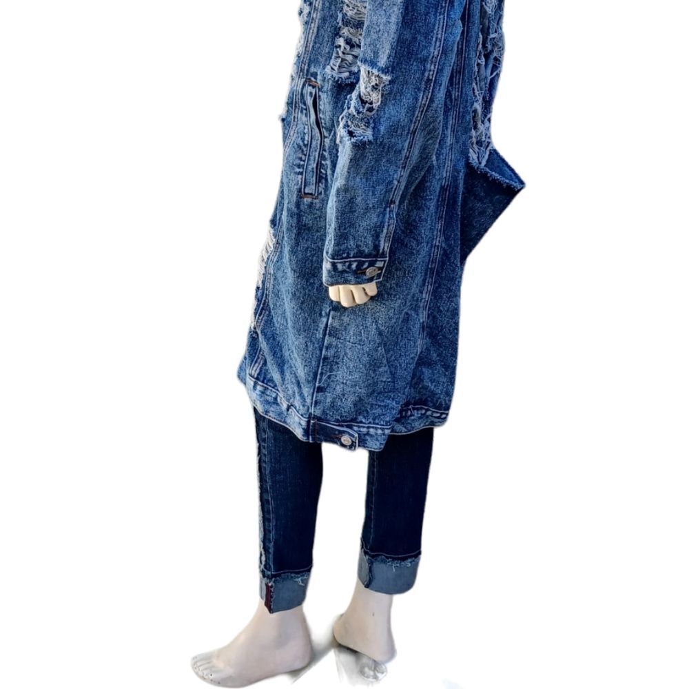 5695...Thrill Denim Collection-Long Jacket