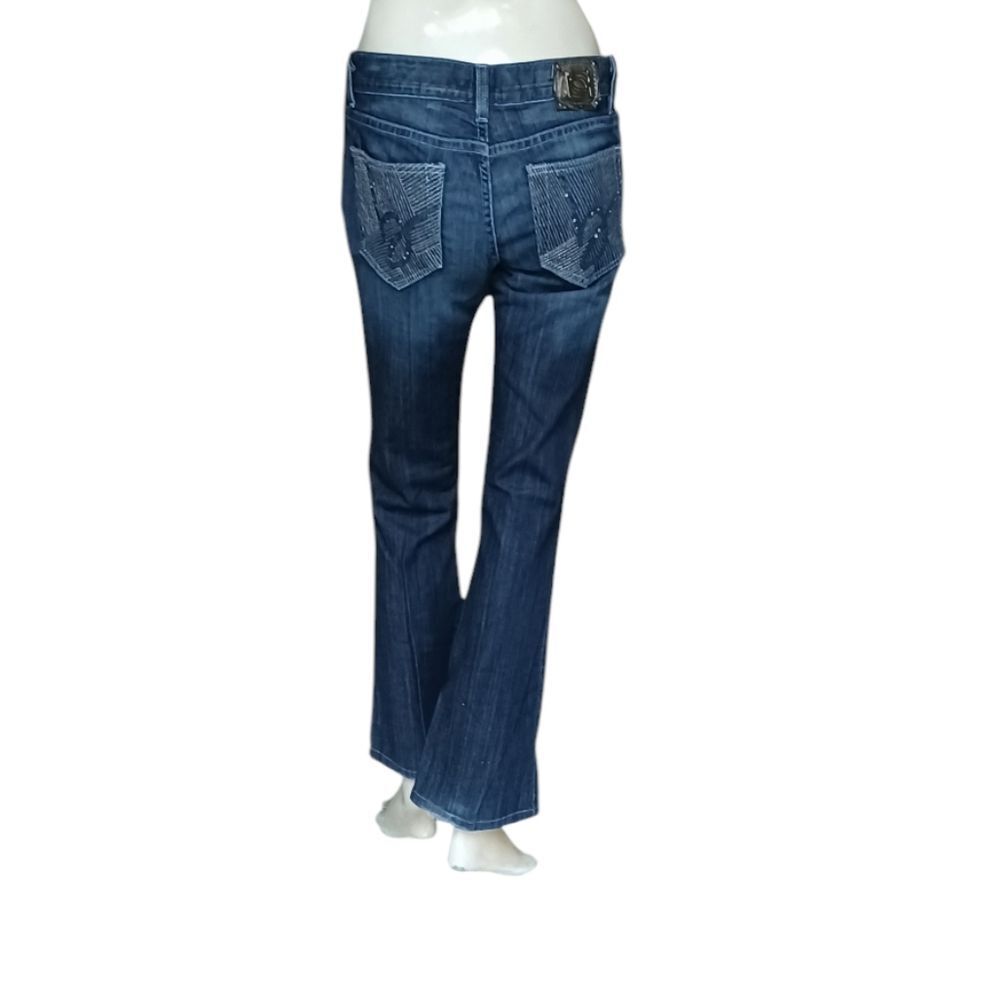 8111.....bebe Flare Jeans Size 29, W28" 28"Inseam 7"Rise