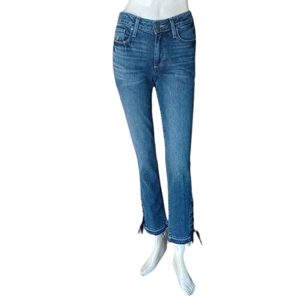 7003732......Paige Straight leg Jeans Size 25, 27"Inseam  9"Rise