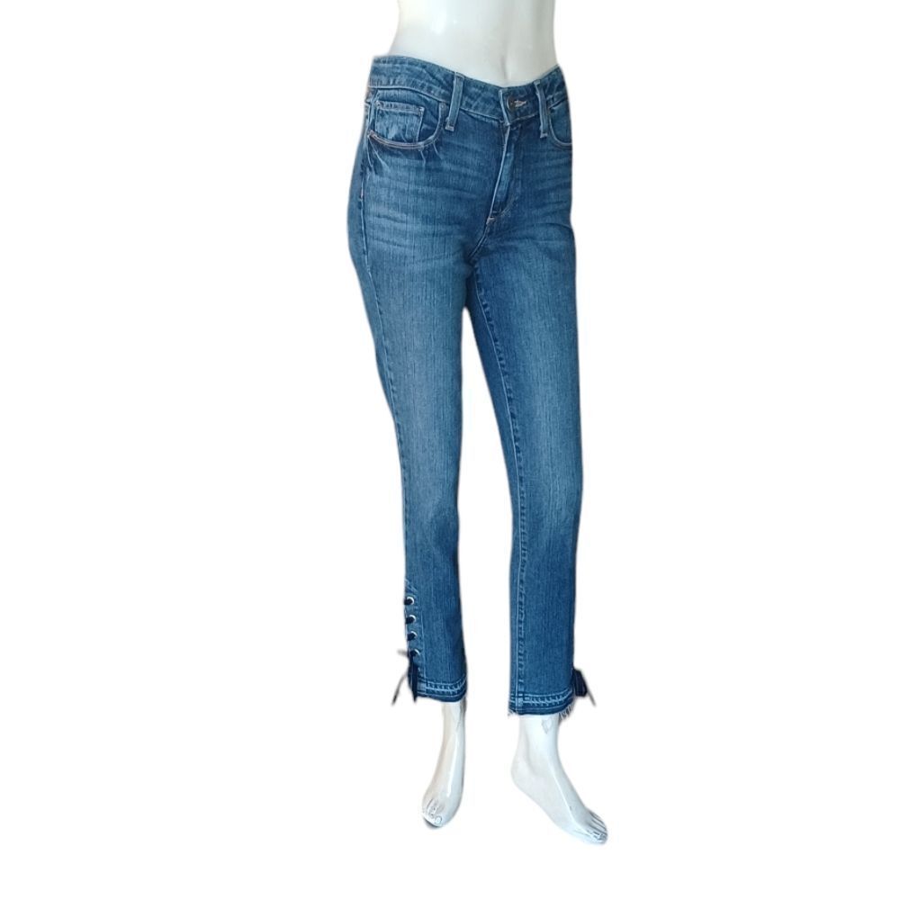 7003732......Paige Straight leg Jeans Size 25, 27"Inseam  9"Rise