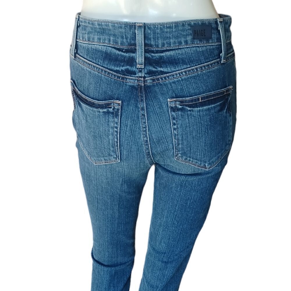 7003732......Paige Straight leg Jeans Size 25, 27"Inseam  9"Rise