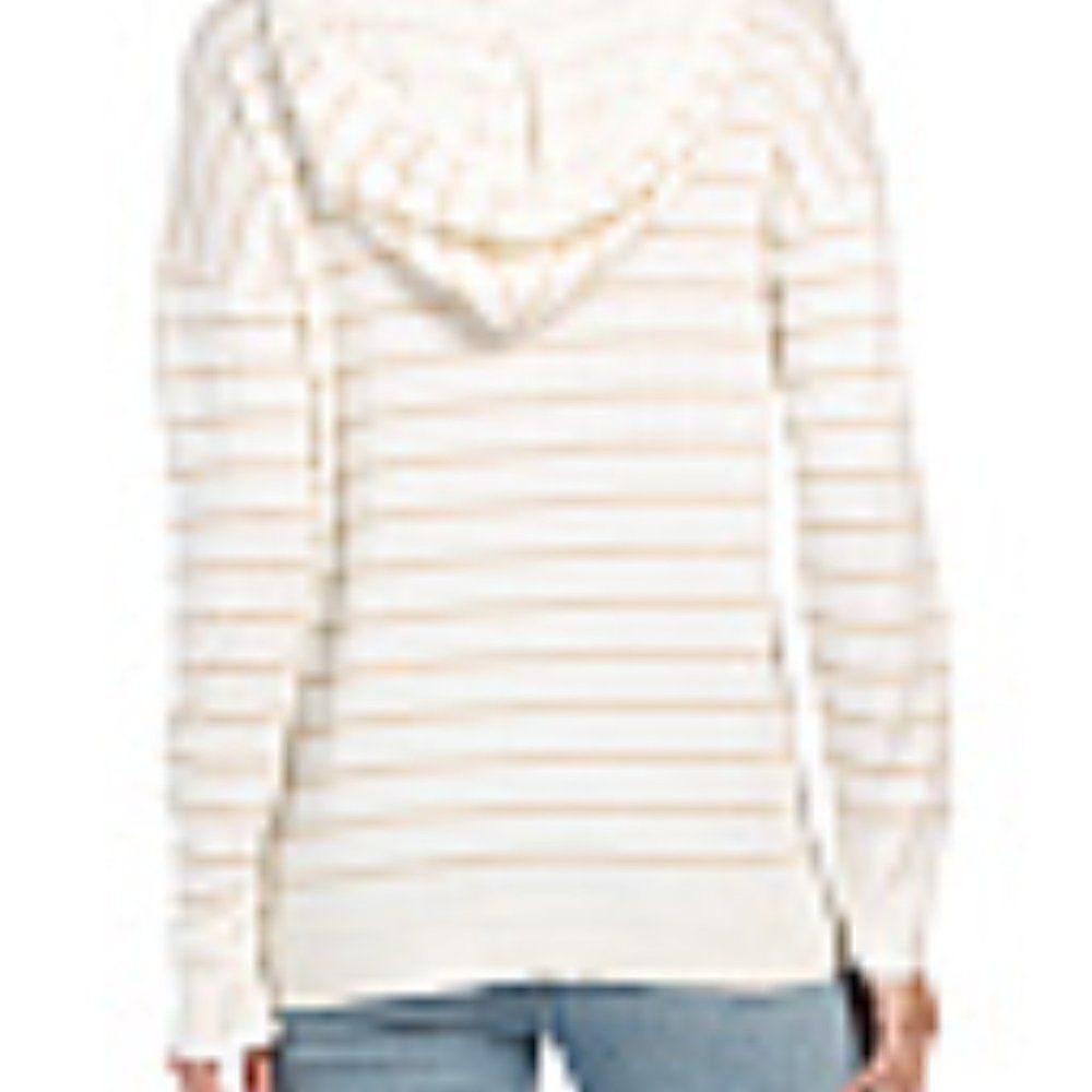 582330...Lurex Striped Hoodie Marled Knitwear