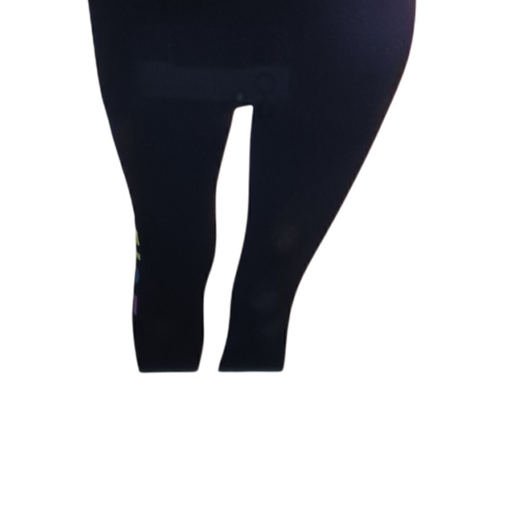 B12.....Justice Girls Rainbow Logo Legging Size 10