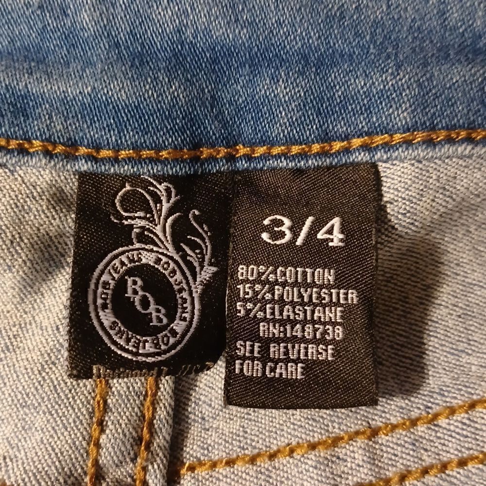 587224..B.O.B. High Rise Skinny Jeans Size 3/4.