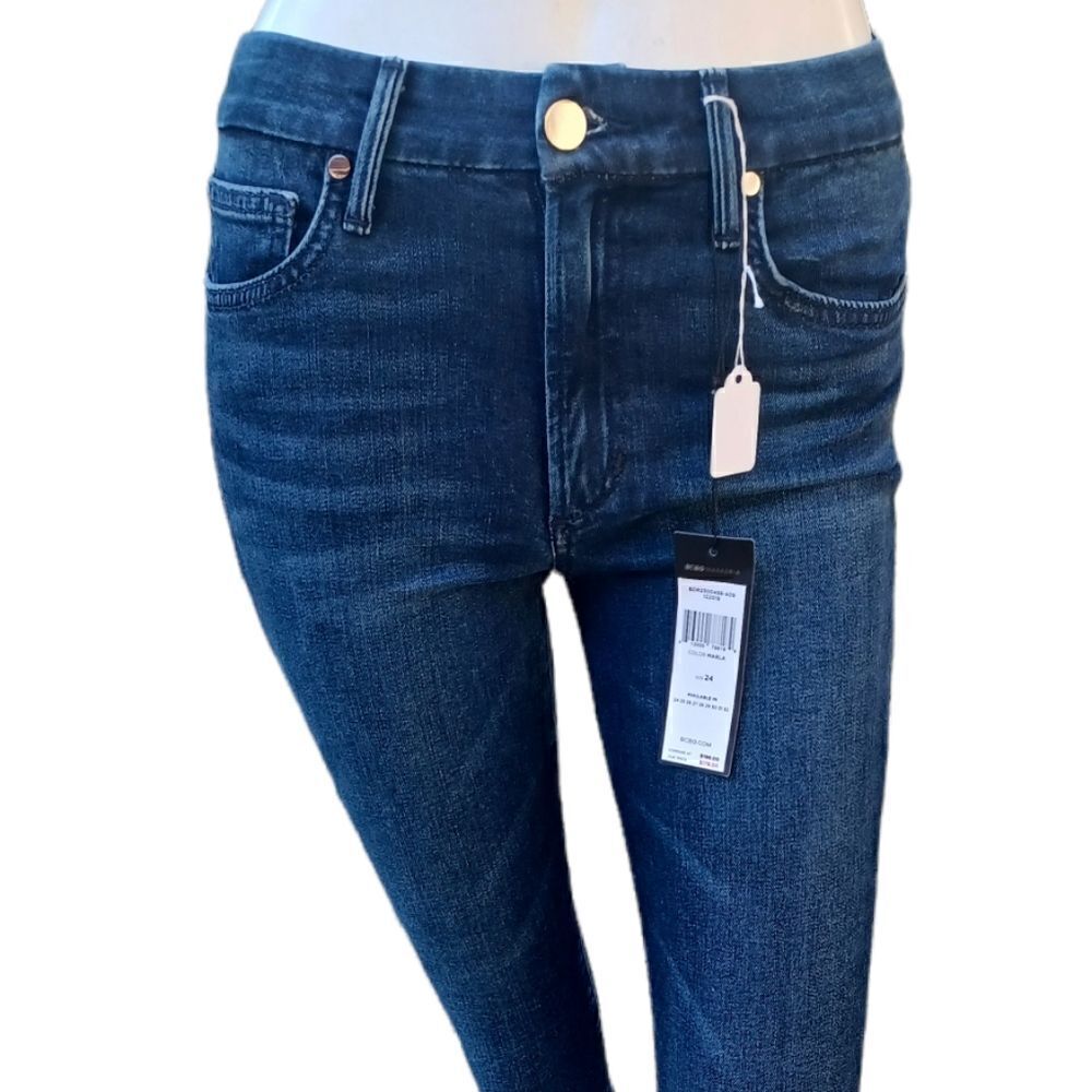 593931...BCBGMAXAZRIA High Rise Skinny Jeans Size 24