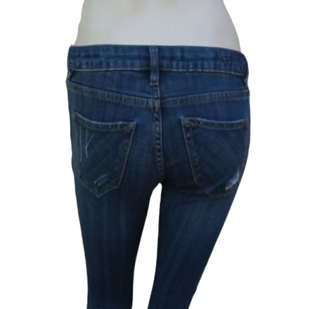 589813....Vigoss Skinny Jeans Size 24W L27, 7"Rise