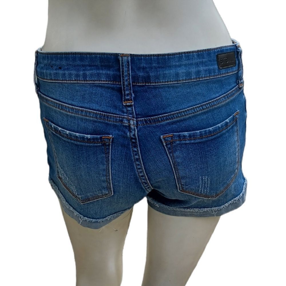 592131.STS Blue Denim Shorts Junior Size 1, W28" 2"Inseam 8"Rise