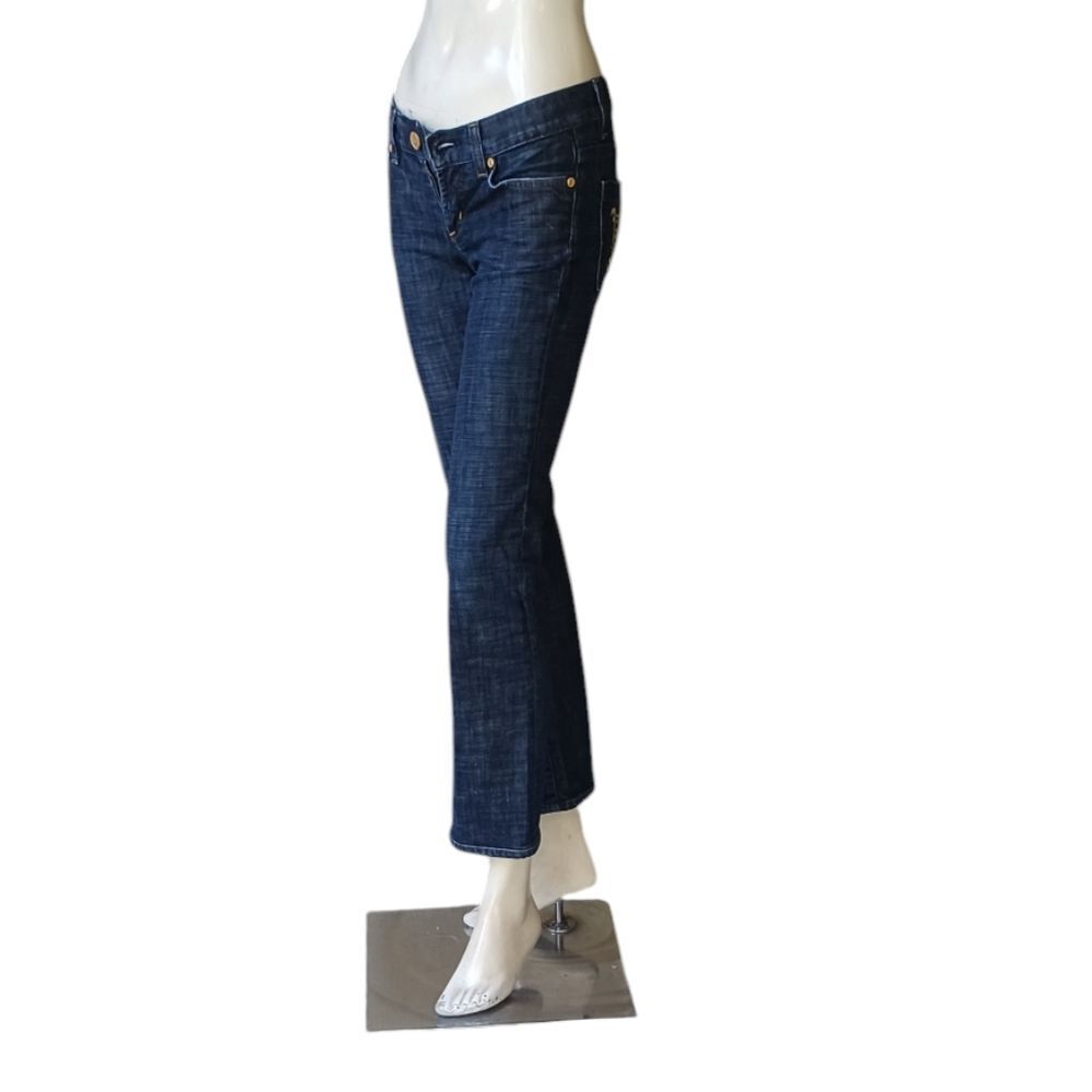 8114....bebe Bootcut Jeans Size 26, W26" 27"Inseam  6"Rise