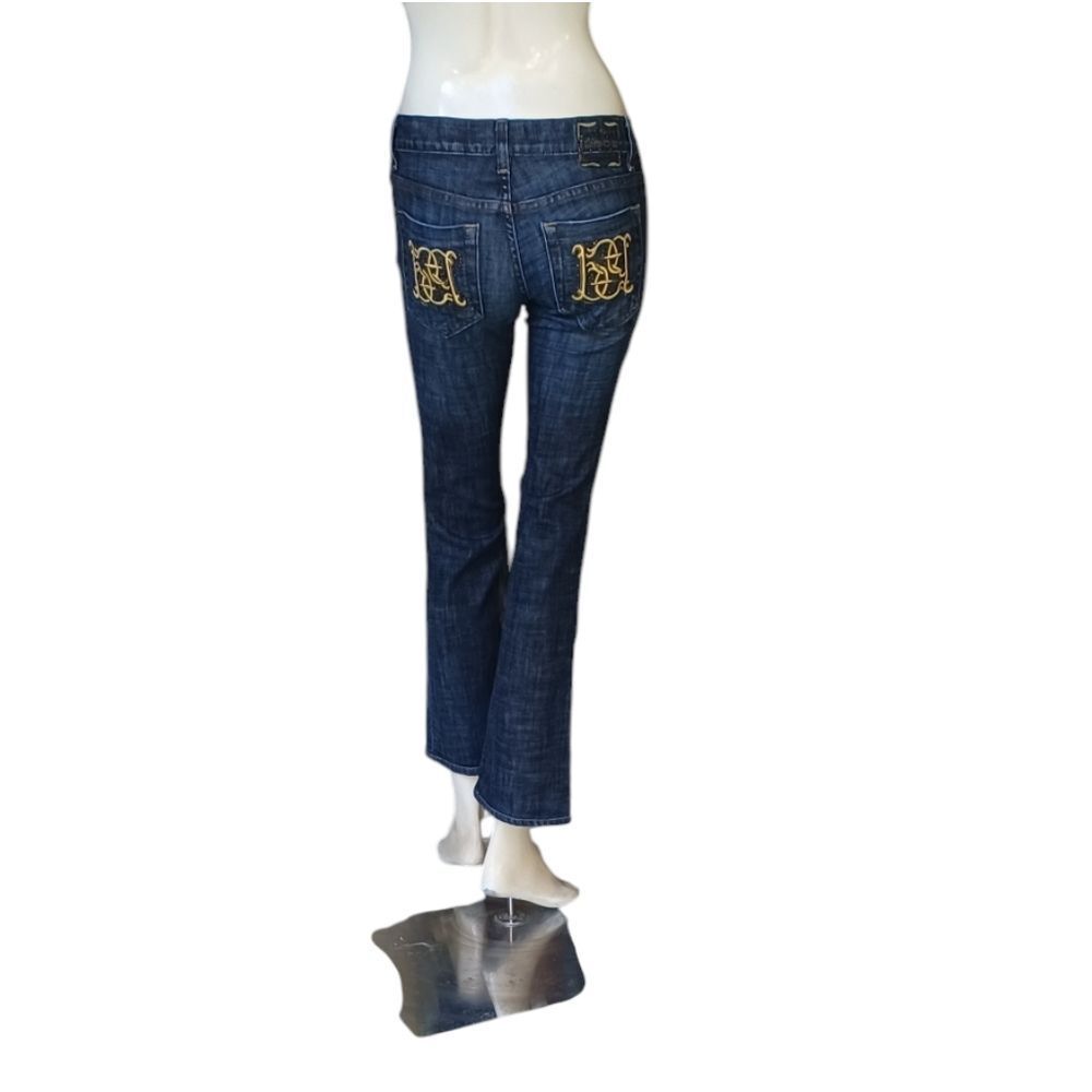 8114....bebe Bootcut Jeans Size 26, W26" 27"Inseam  6"Rise