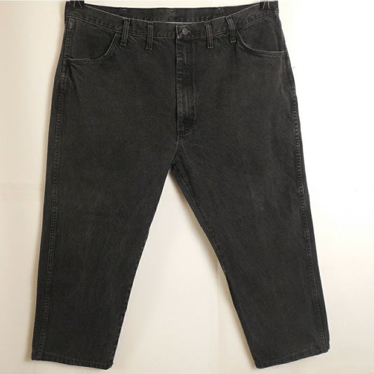 40381.....Men's Rustler Black Jeans Size 44X33, 100% Cotton