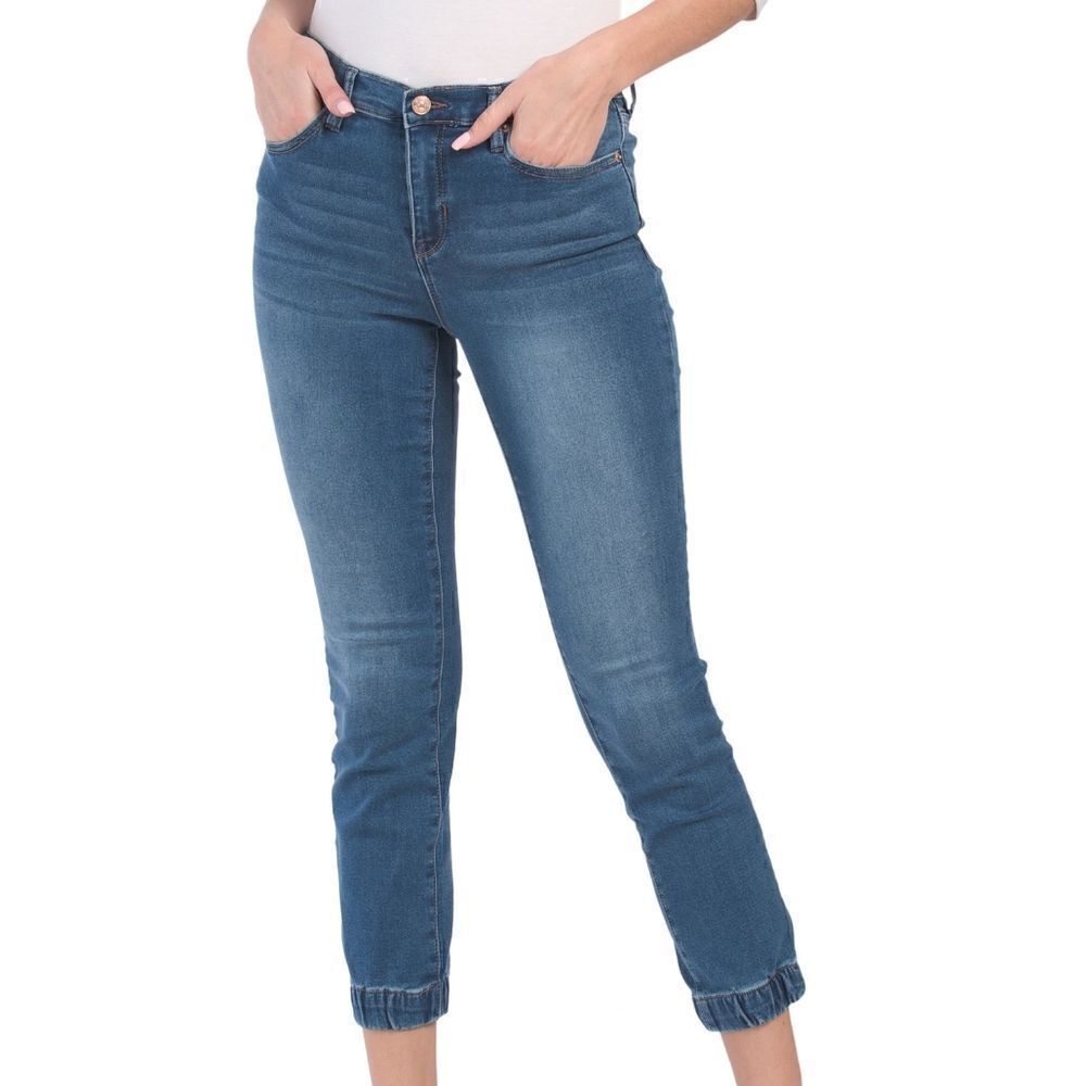 603625...Nicole Miller New York Flex Supersoft Denim Jogger