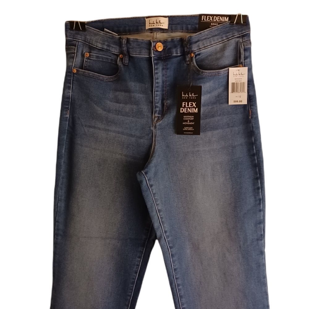 603625...Nicole Miller New York Flex Supersoft Denim Jogger