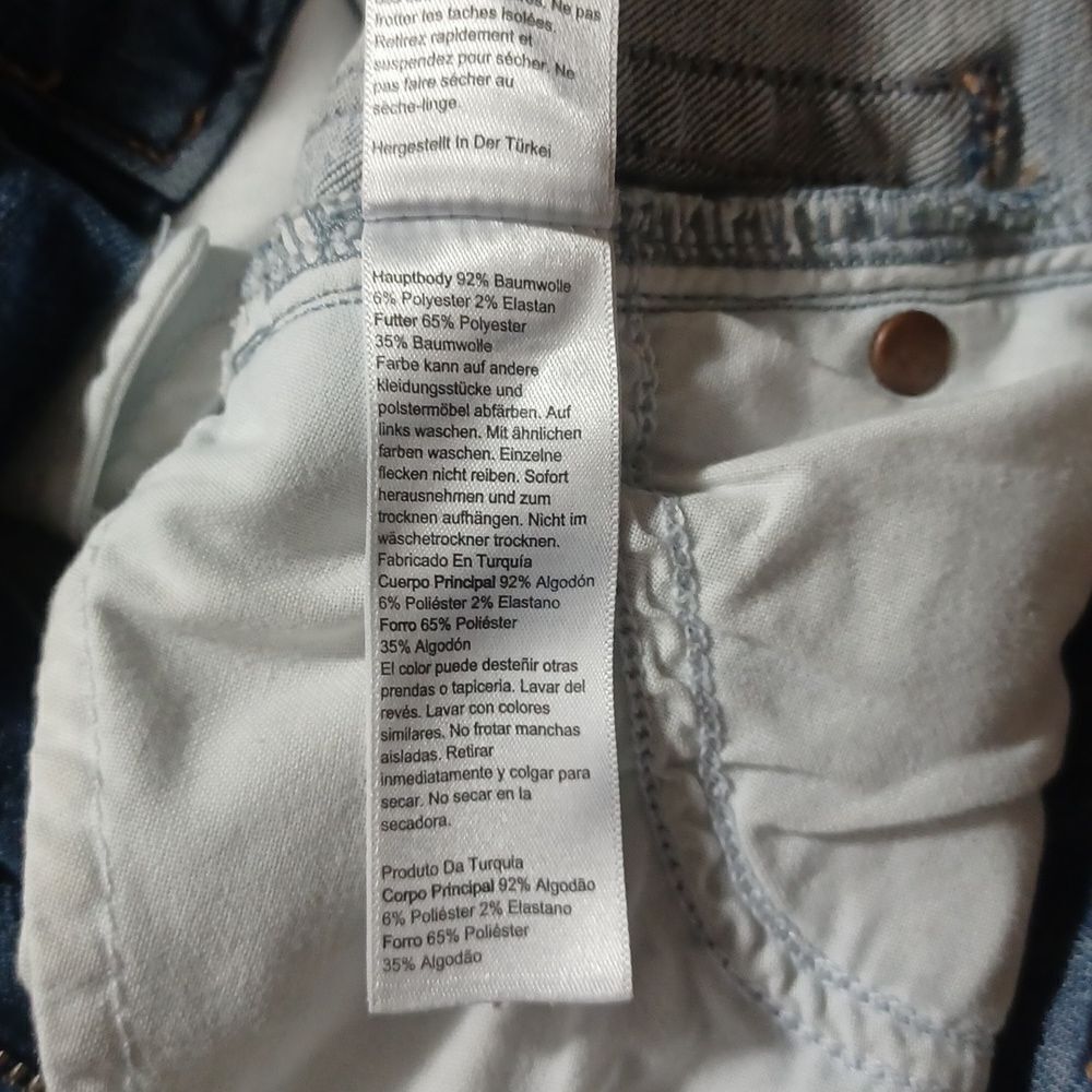 699040....Topshop Girls Skinny Jeans W25 L30, 9"Rise