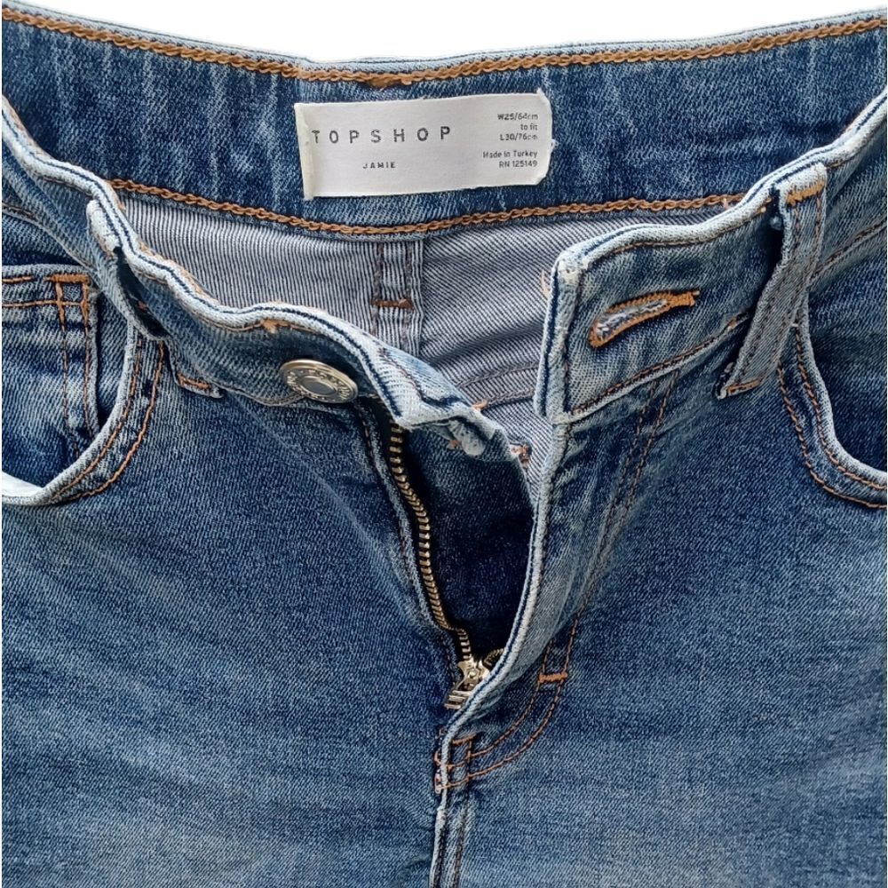 699040....Topshop Girls Skinny Jeans W25 L30, 9"Rise