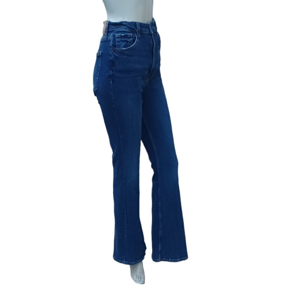 69901.......Bershka Denim Flare Jeans Size 6
