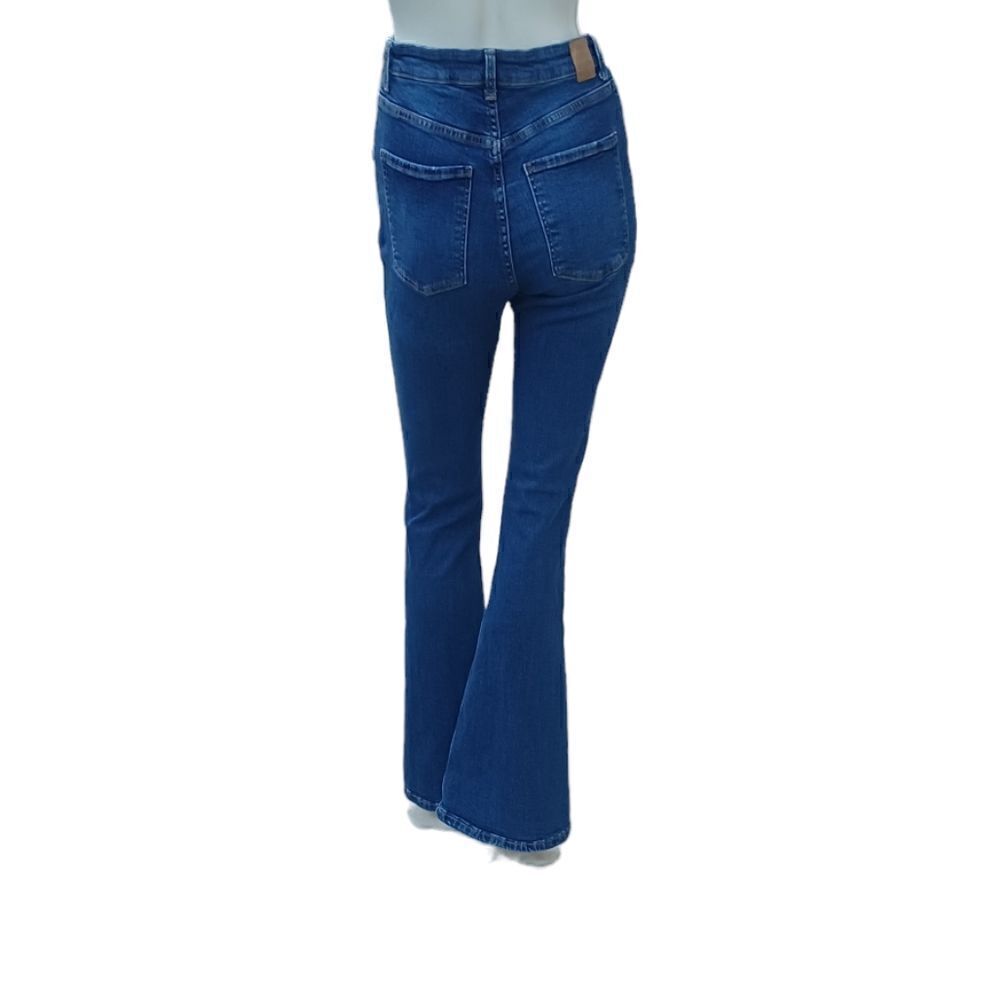 69901.......Bershka Denim Flare Jeans Size 6