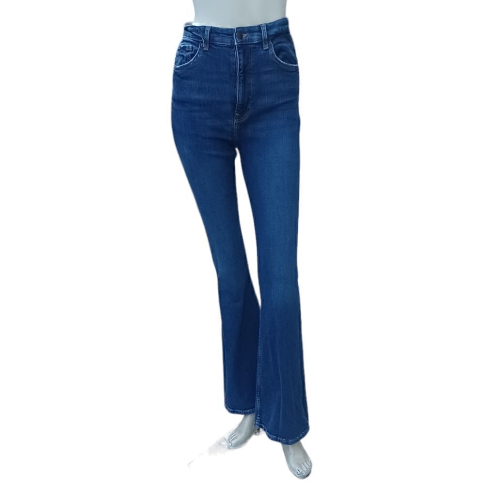69901.......Bershka Denim Flare Jeans Size 6