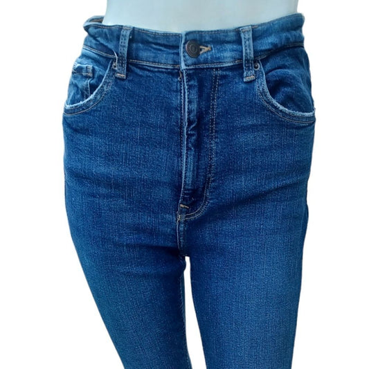 69901.......Bershka Denim Flare Jeans Size 6
