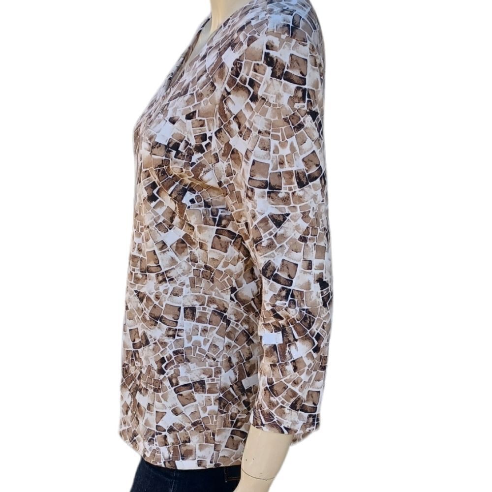610133...Karen Scott 3/4 Sleeve Length Size Medium