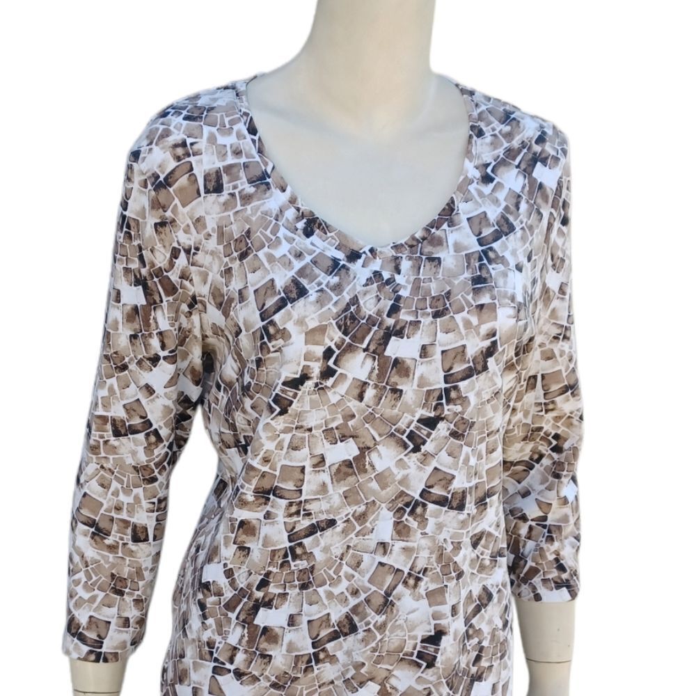610133...Karen Scott 3/4 Sleeve Length Size Medium