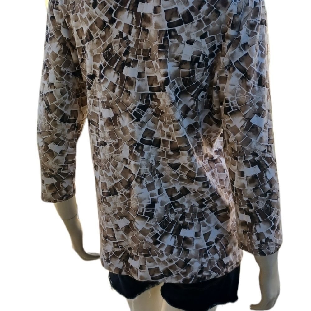 610133...Karen Scott 3/4 Sleeve Length Size Medium