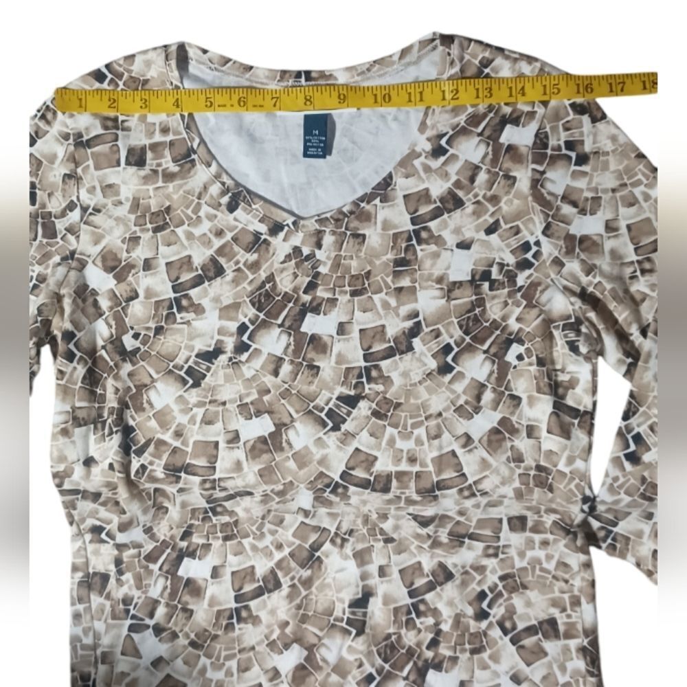 610133...Karen Scott 3/4 Sleeve Length Size Medium