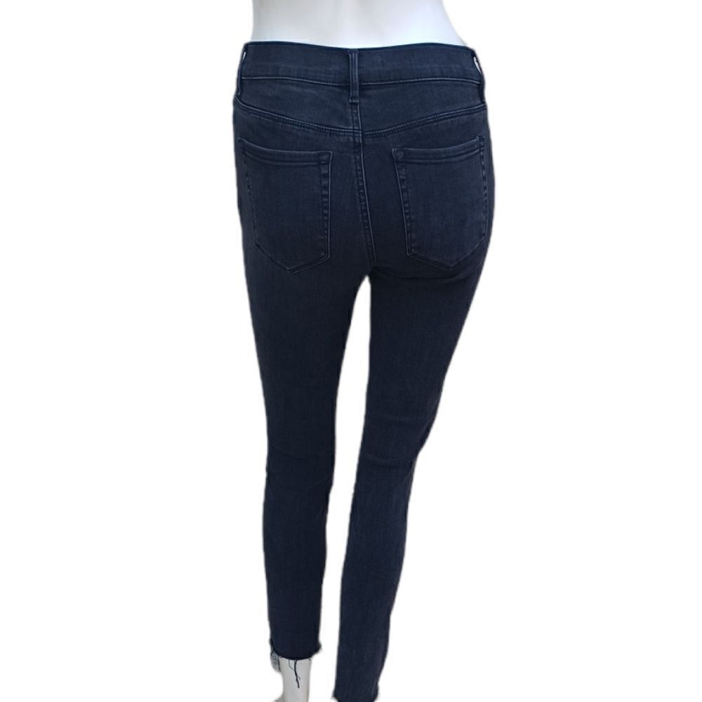 59712....Girls Black Pac Sun Skinny Jeans Size 24, W22"  25"Inseam 8 1/2"Rise