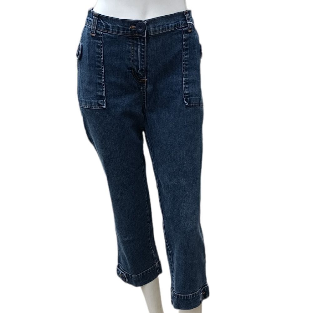 595131....Faded Glory Crop Jeans Size 10, W30" 21"Inseam 9 1/2"Rise