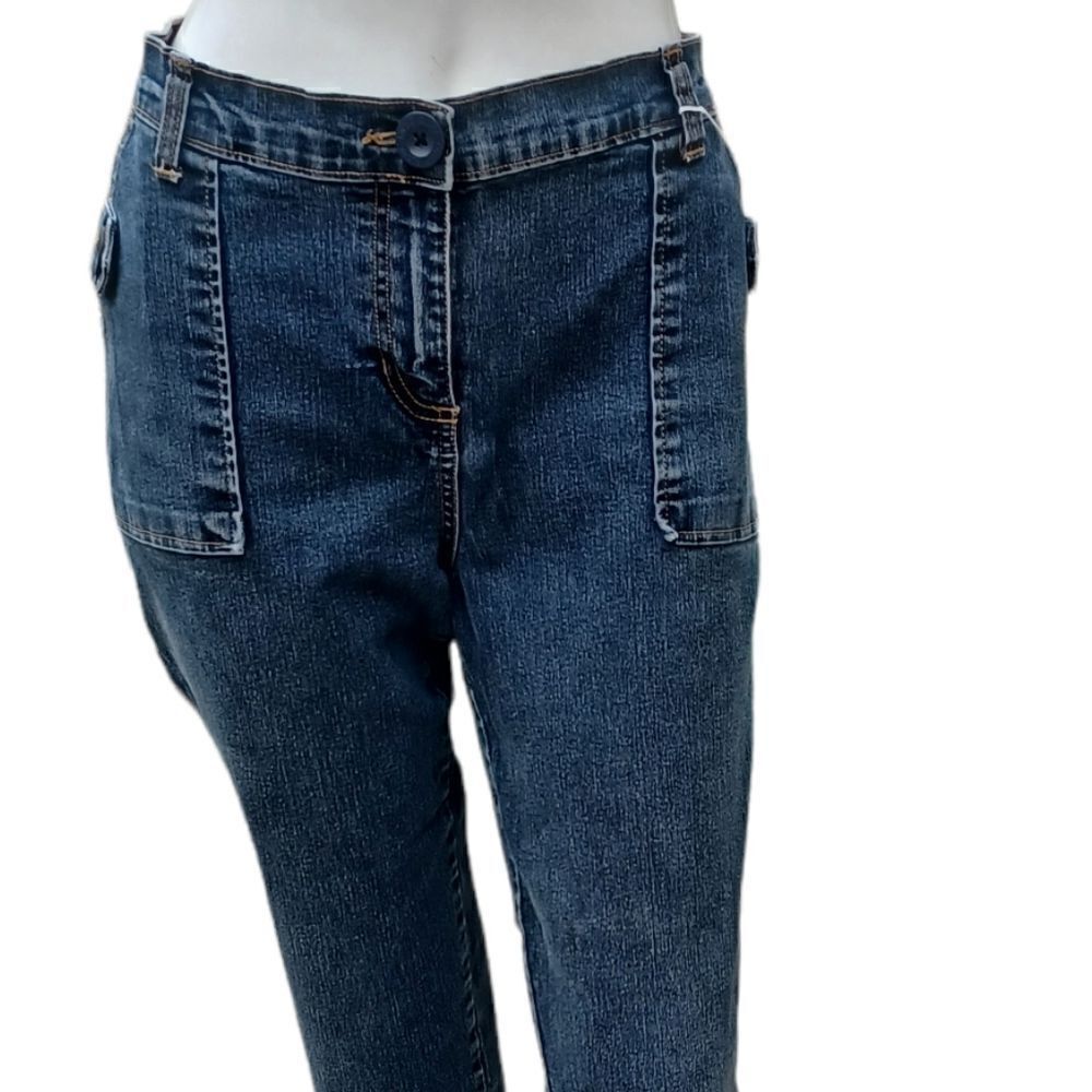 595131....Faded Glory Crop Jeans Size 10, W30" 21"Inseam 9 1/2"Rise