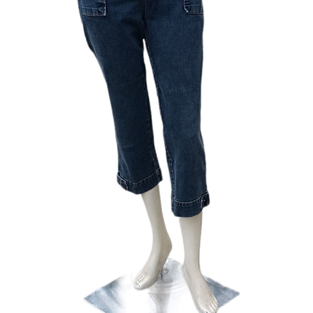 595131....Faded Glory Crop Jeans Size 10, W30" 21"Inseam 9 1/2"Rise