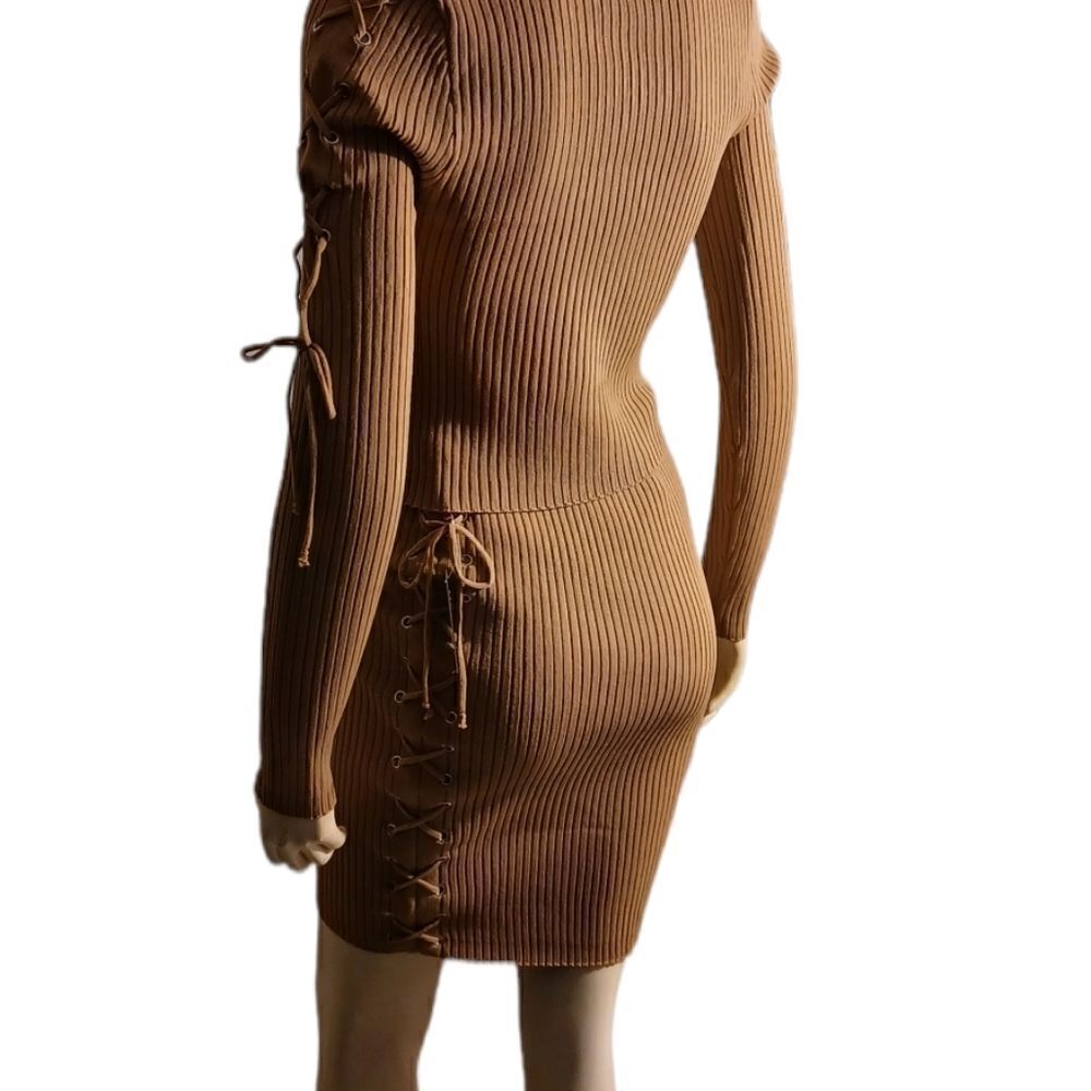 606233...New Look Polyester Pencil Skirt & Long Sleeve Top Set (Junior Sizes)