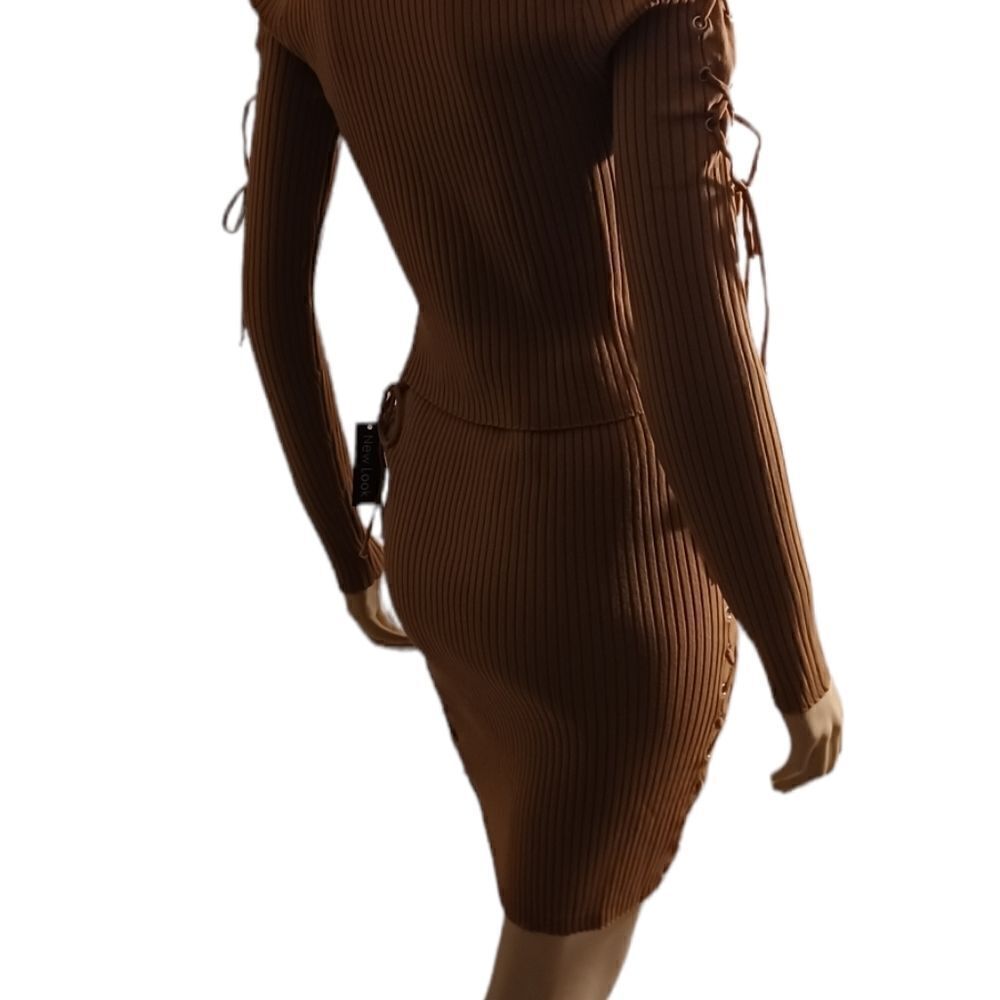 606233...New Look Polyester Pencil Skirt & Long Sleeve Top Set (Junior Sizes)