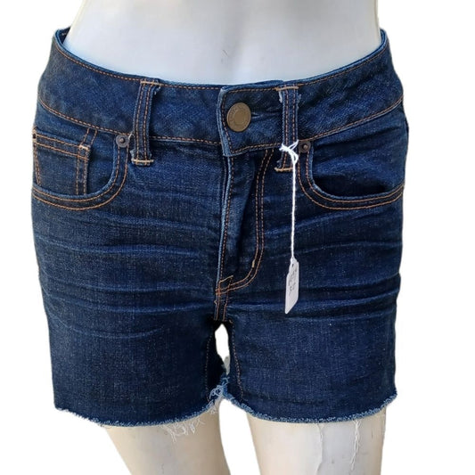 605434....American Eagle Outfitters Jean Shorts Size 2, 27"W, 4" Inseam, 8" Rise