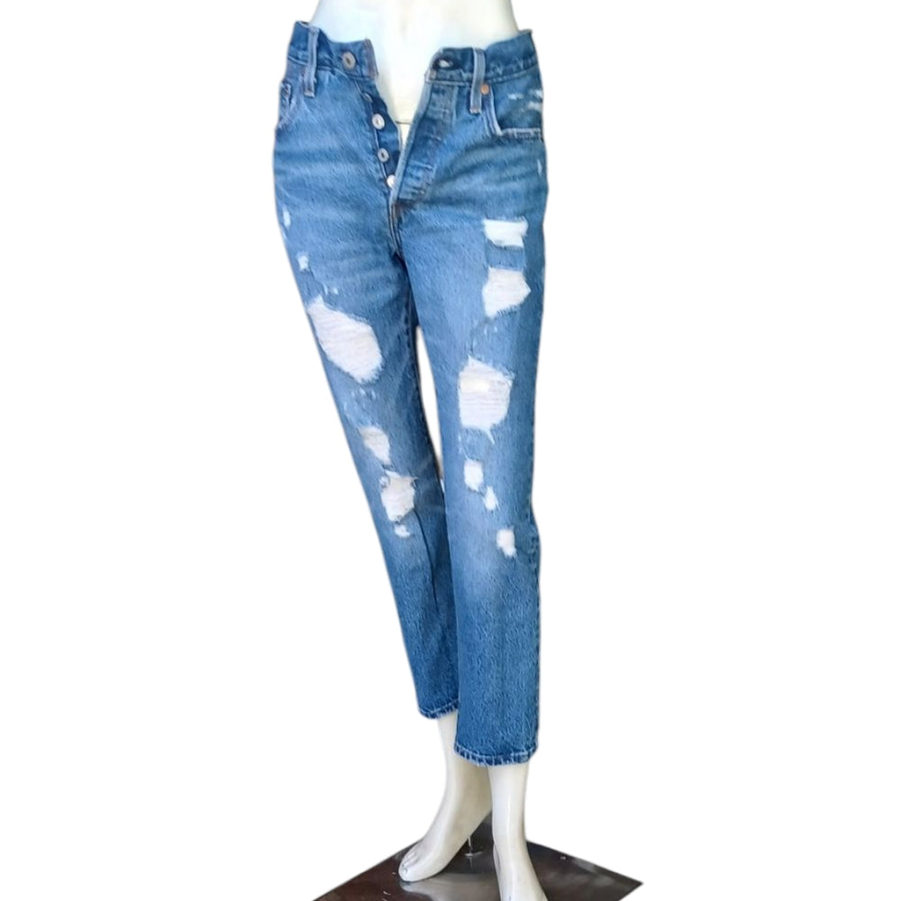 8194....Levi's 501 Straight Leg Jeans W25 L26