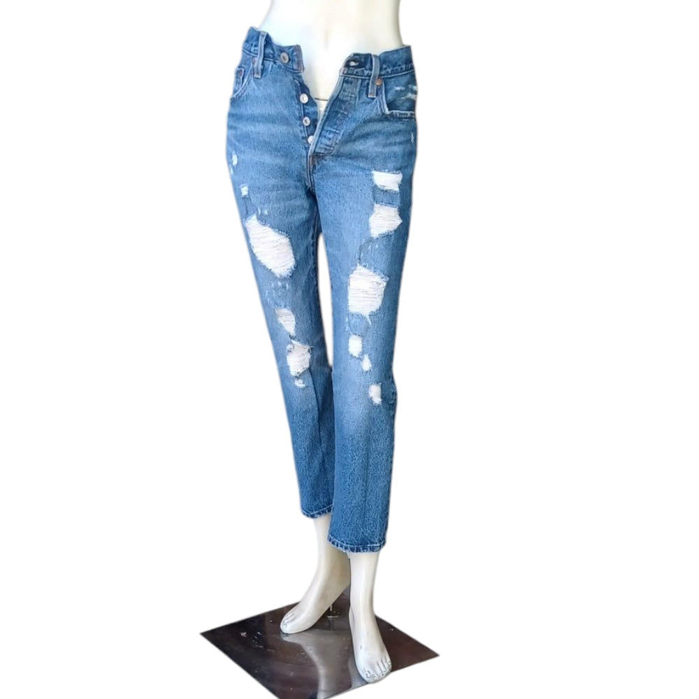 8194....Levi's 501 Straight Leg Jeans W25 L26