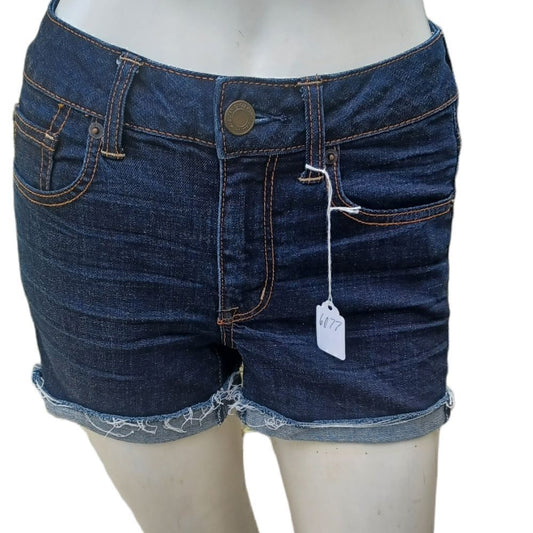 607734...American Eagle Outfitters Short Jeans Size 2, 27" W, 4" Inseam 8" Rise
