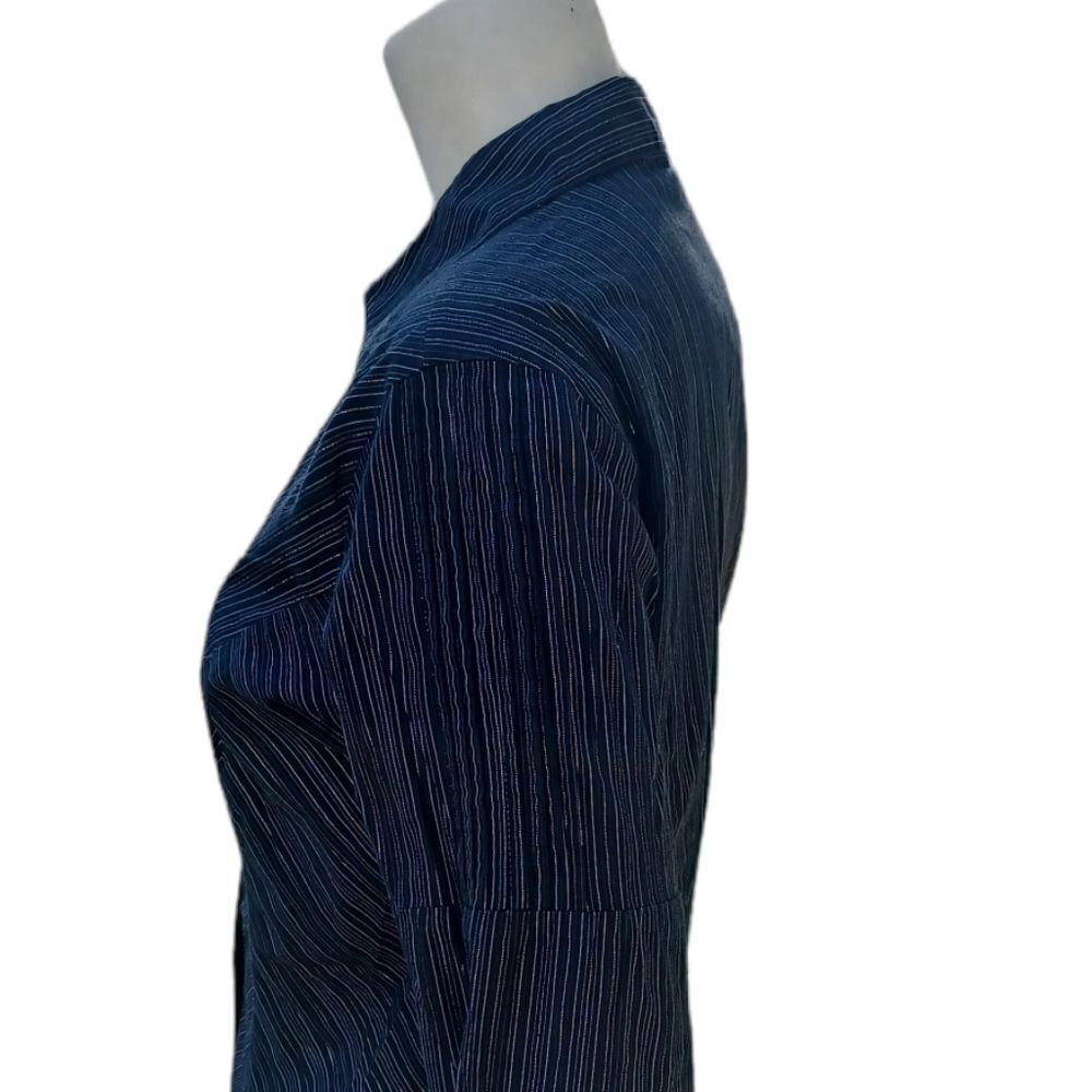 610233.....Worthington Black Fitted 3/4 Sleeve Top Size Medium