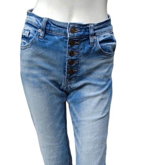 624217....Kancan Skinny Jeans Size 3/25, 26"Inseam 9"Rise