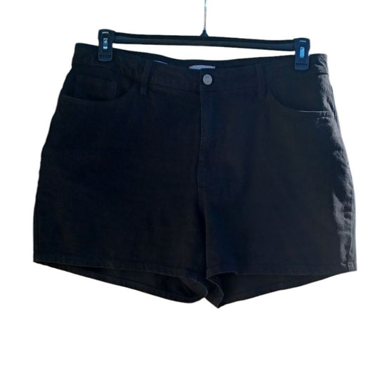 8161....AVA&VIV Black Jean Shorts Size 18, W38", 12 1/2" Rise, 4"Inseam