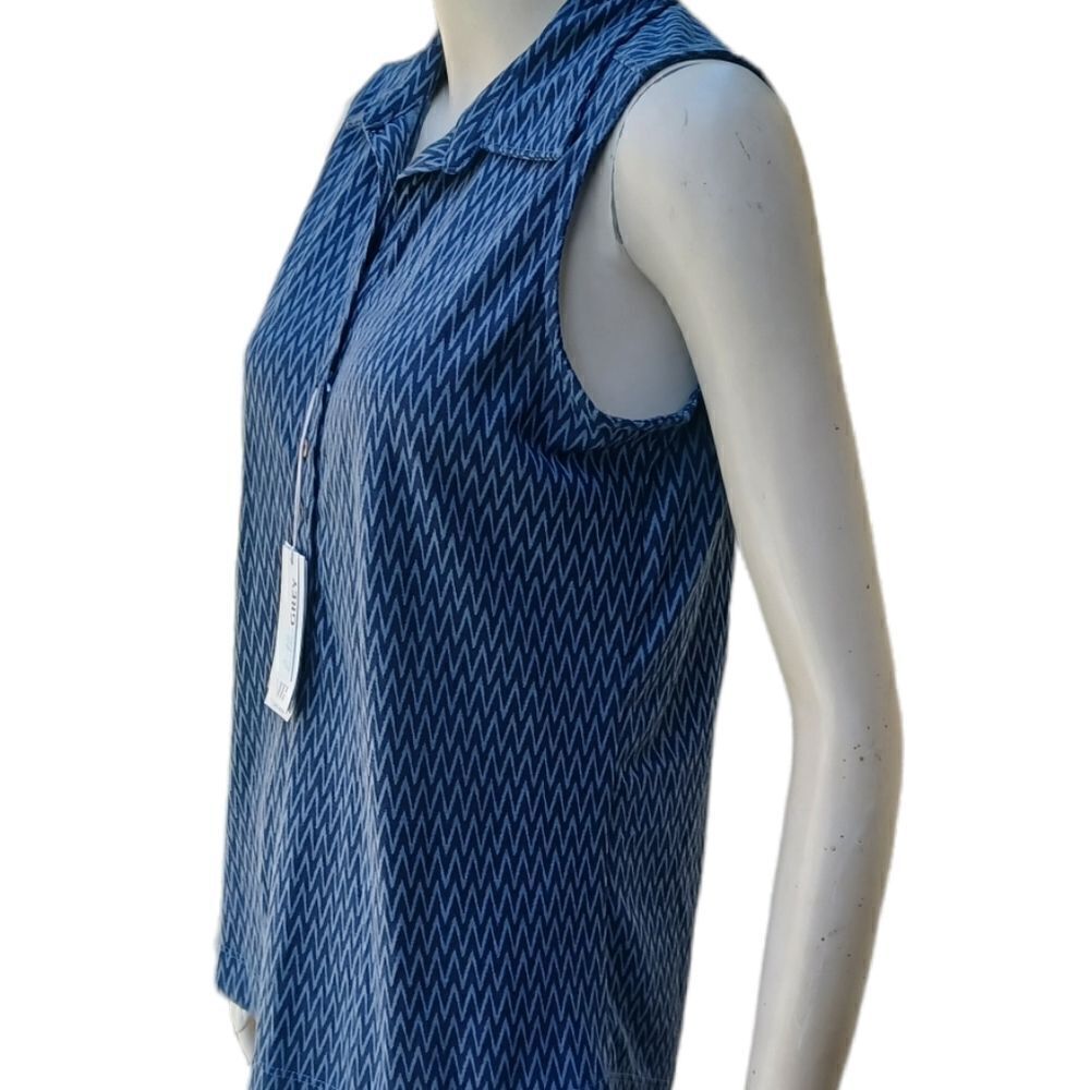 610733...Heather Grey Sleeveless Top Size Small