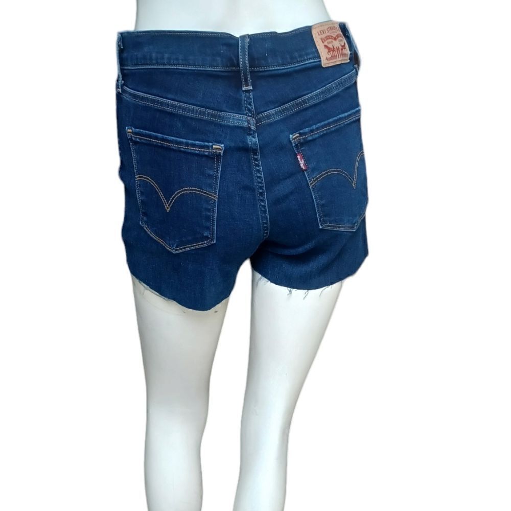 6769.11....311 Levi's Shaping Skinny Cutoff Denim Shorts Size 27