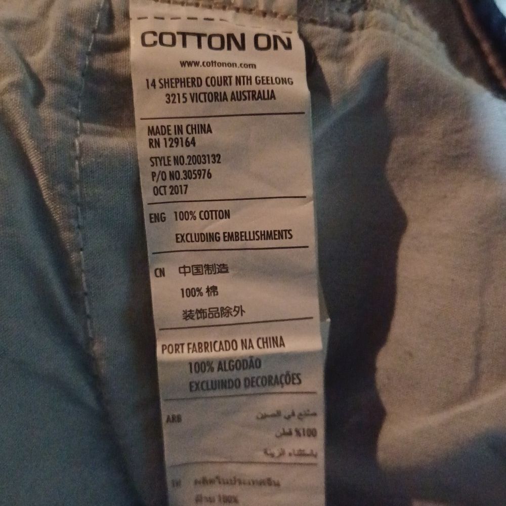 6255...Cotton On 91 Mid Wide Leg Ankle Crop Jeans Size 4, W26" 23"Inseam 10"Rise