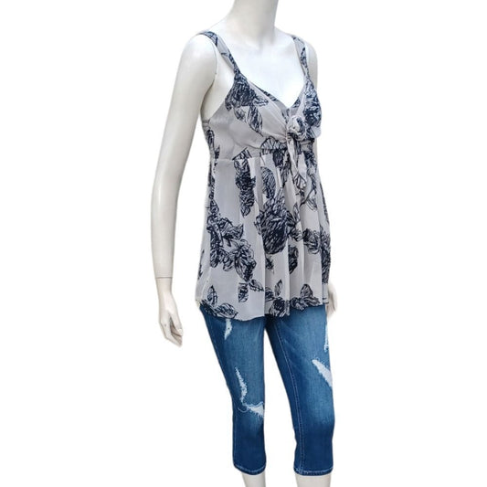 6266.....Karen Kane Babydoll Layered Top Size S
