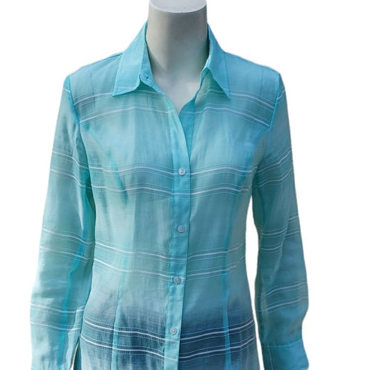 Peck&Peck Long Sleeve Blouse Size 4