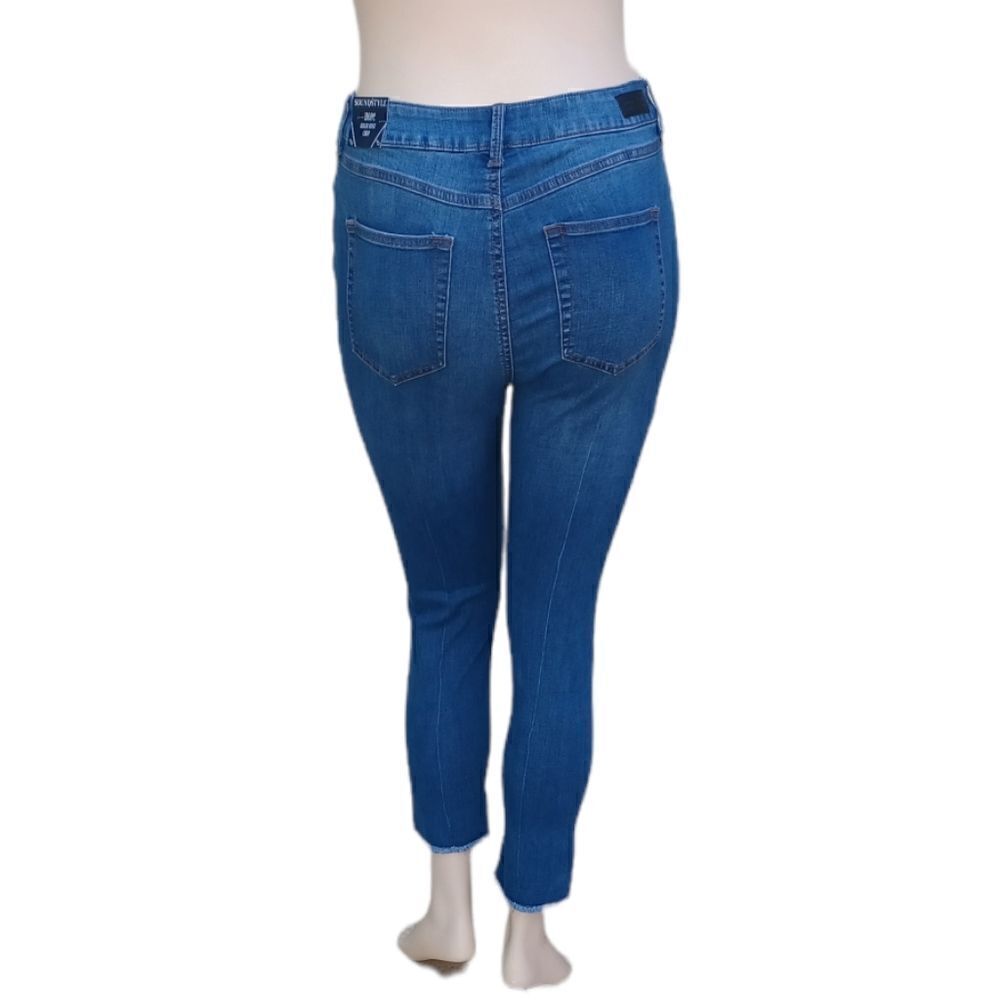 61877....Sound/Style Ankle Crop Jeans Size 14