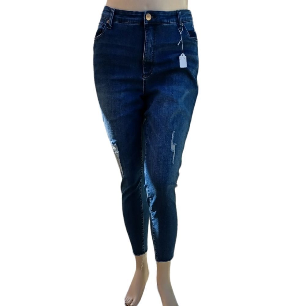 627438...STS Blue Skinny Jeans Size 34/18, 12"Rise