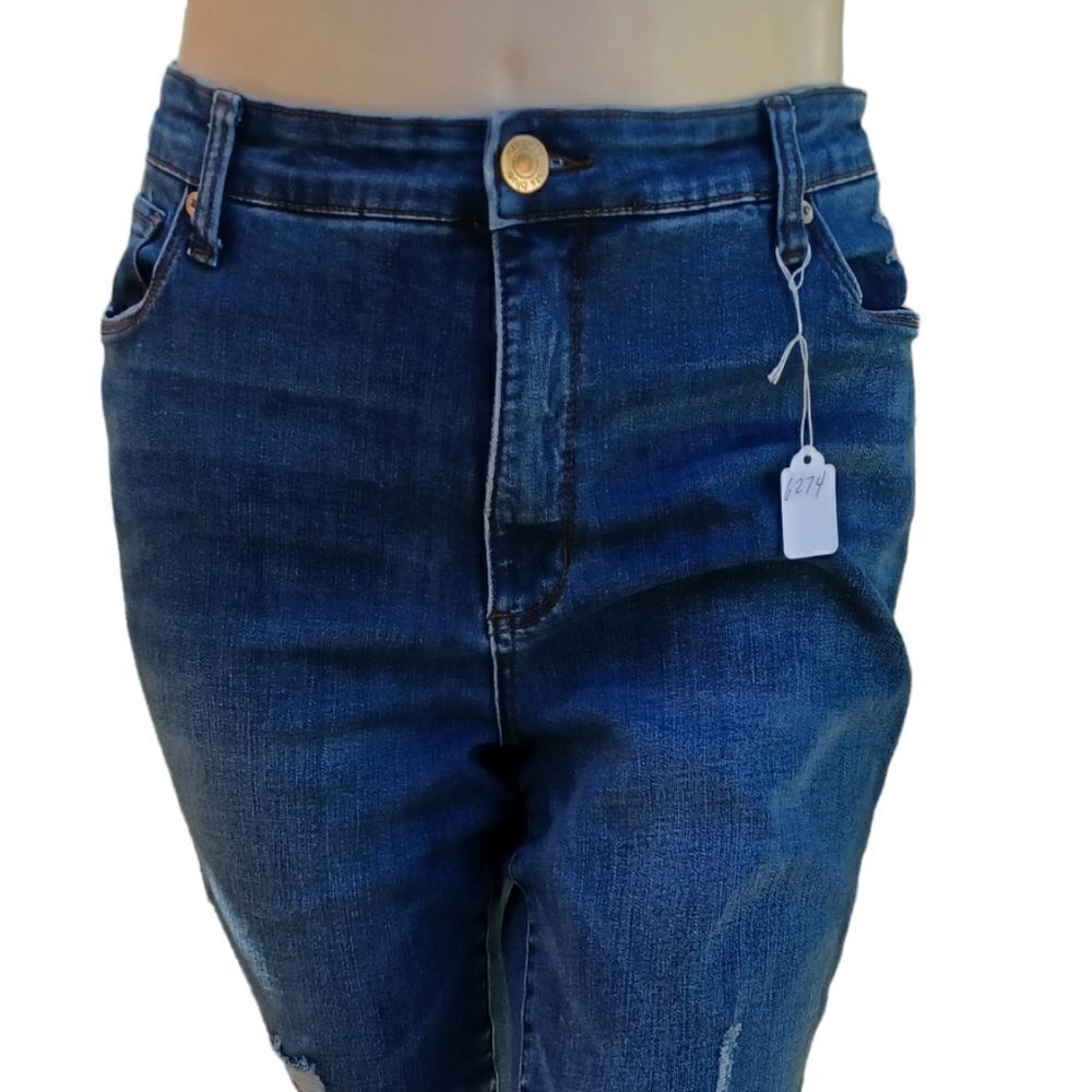 627438...STS Blue Skinny Jeans Size 34/18, 12"Rise